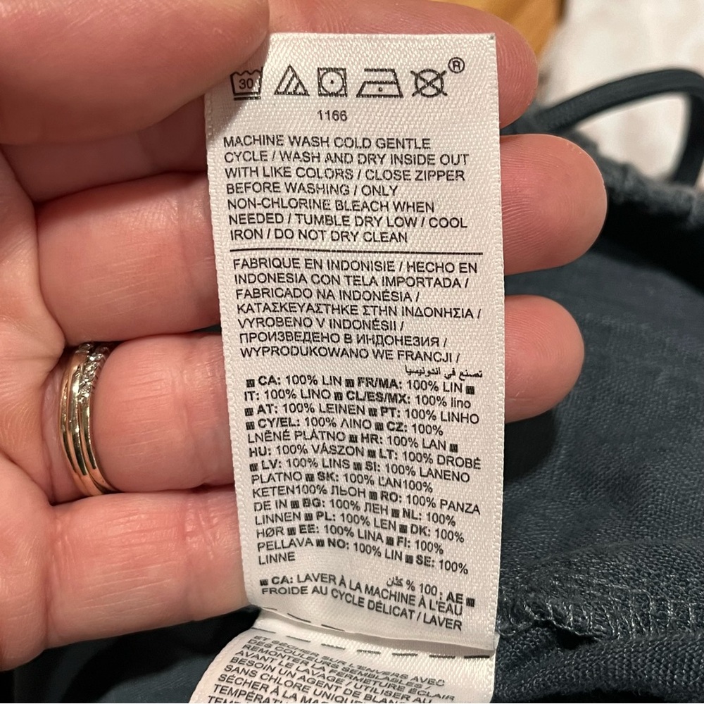 Athleta Retreat Linen Wide Leg Pant - XXS - Picture 14 of 15